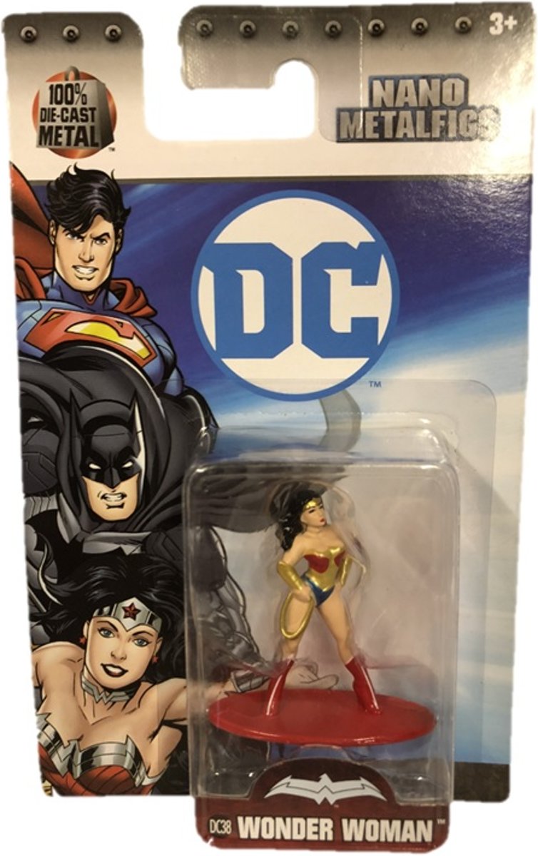 Wonder Woman Nano Metal figuur