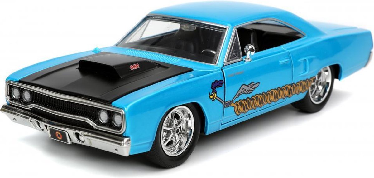 auto Looney Tunes 1970 Plymouth RoadRunner 1:24 die-cast