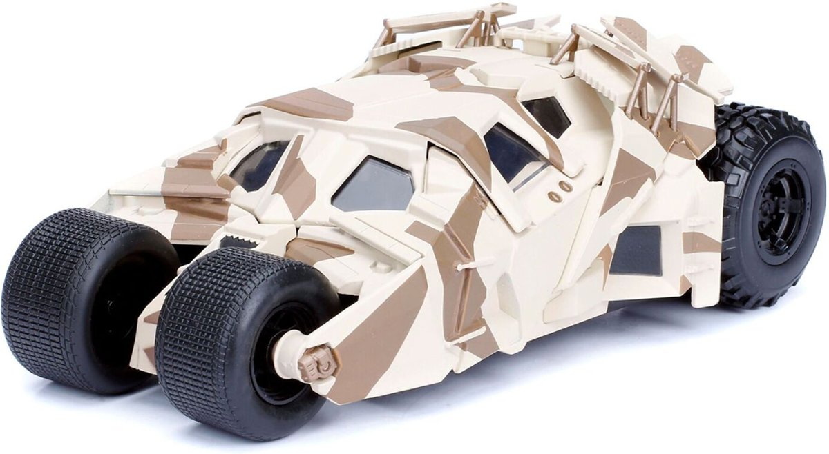 The Dark Knight Batmobile & Batman Camouflage 1:24 Jadatoys