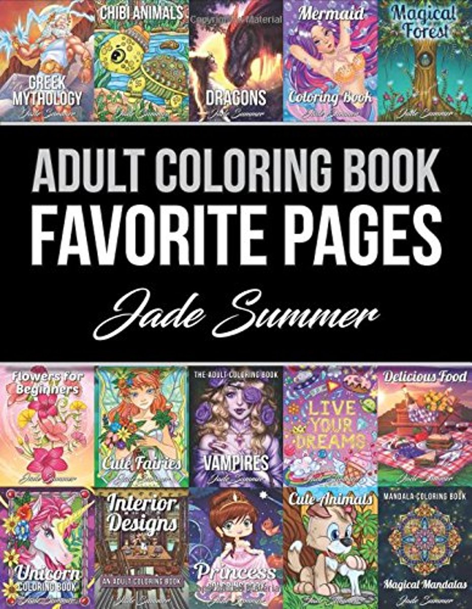 Adult Coloring Book: Favorite Pages