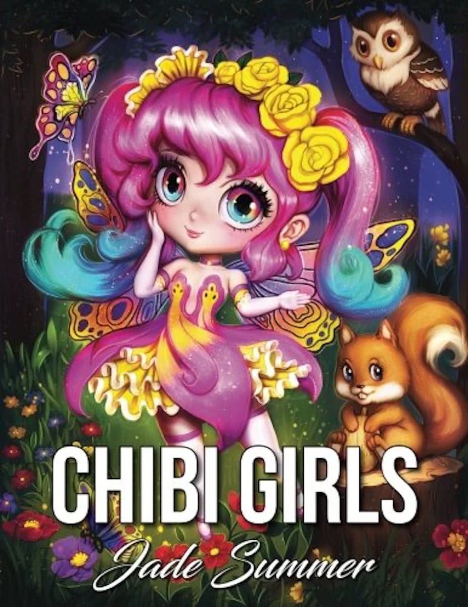 Chibi Girls - An Adult Coloring Book - Jade Summer