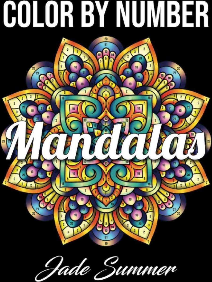 Color by Number Mandalas - Jade Summer