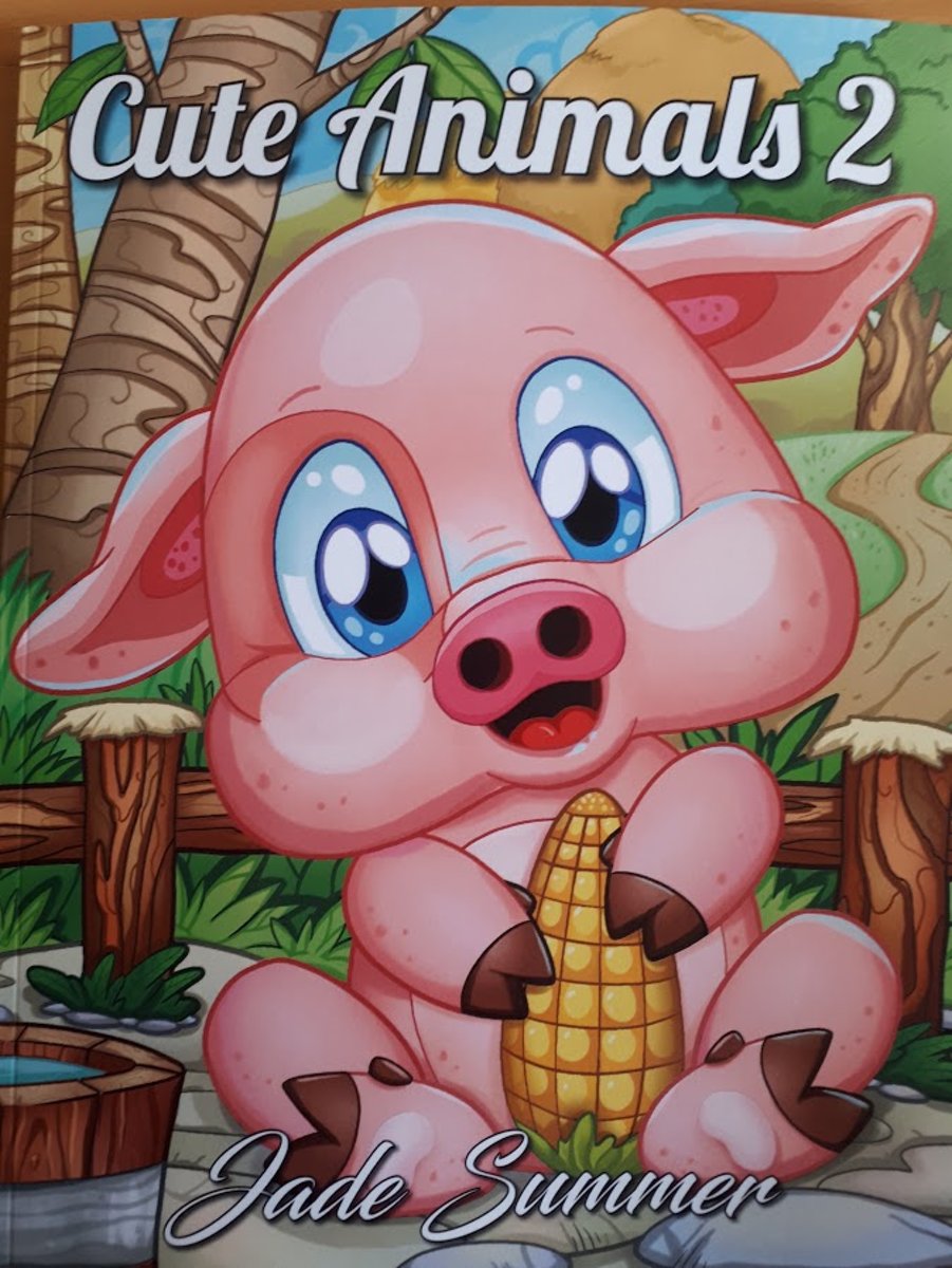 Cute Animals 2 Coloring Book - Jade Summer