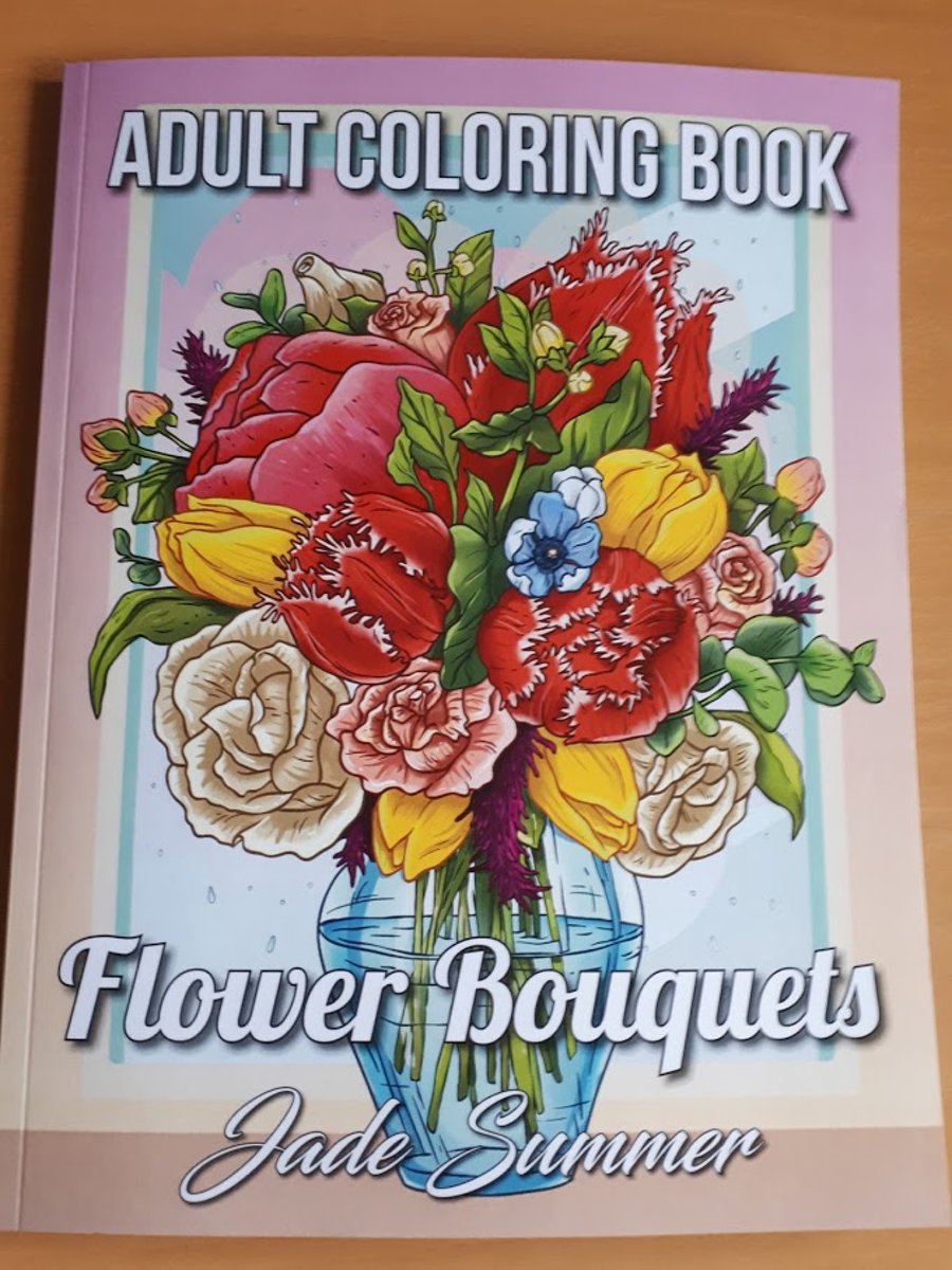 Flower Bouquets Coloring Book - Jade Summer