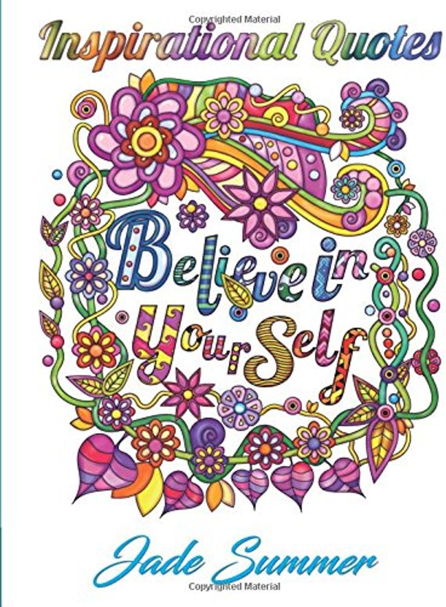 Inspirational Quotes Coloring Book - Jade Summer