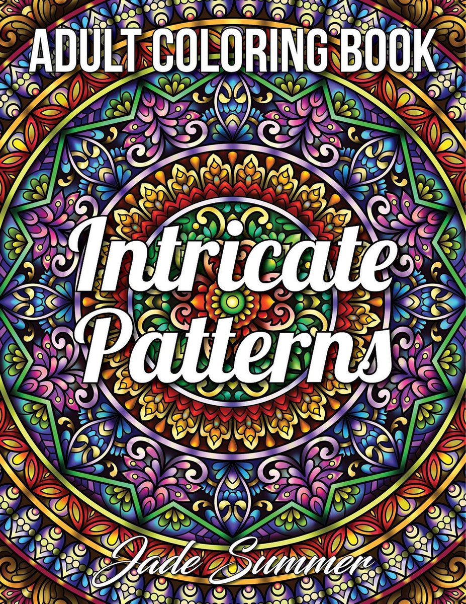 Intricate Patterns Coloring Book - Jade Summer