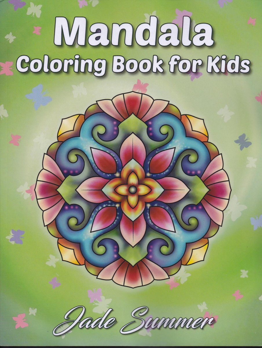 Mandala Coloring Book for Kids - Jade Summer