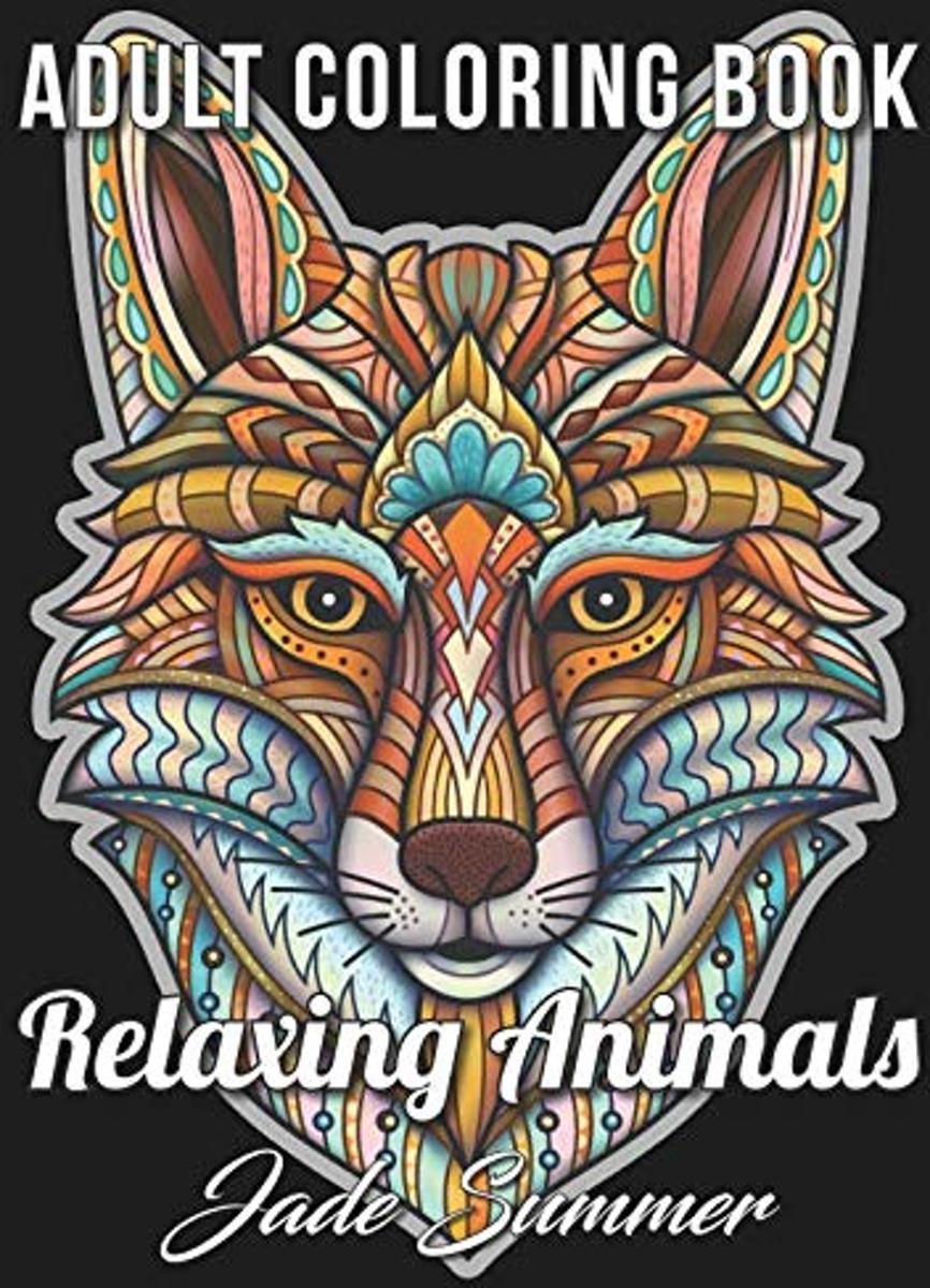 Relaxing Animals Adult Coloring Book - Jade Summer