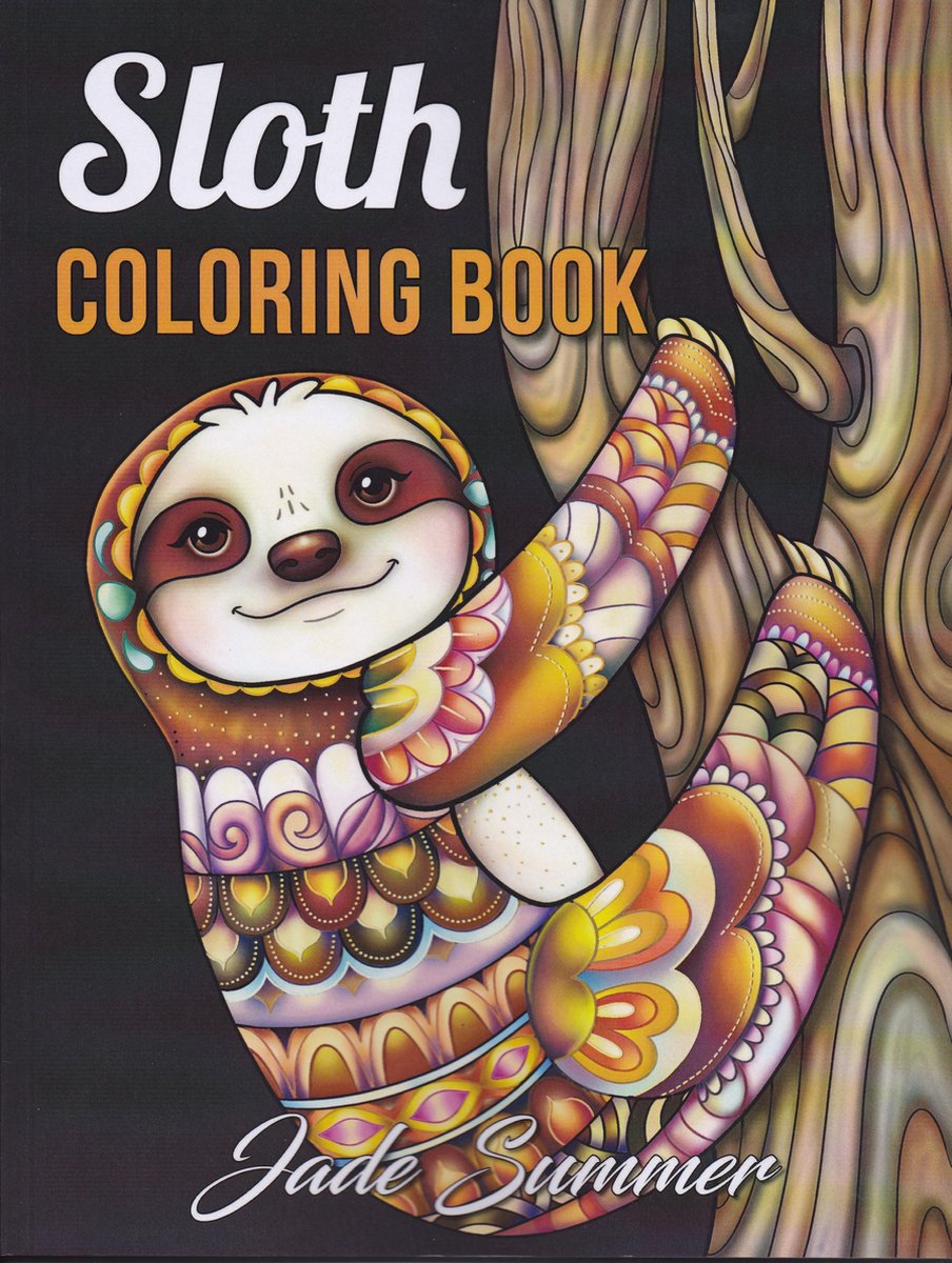 Sloth Coloring Book - Jade Summer