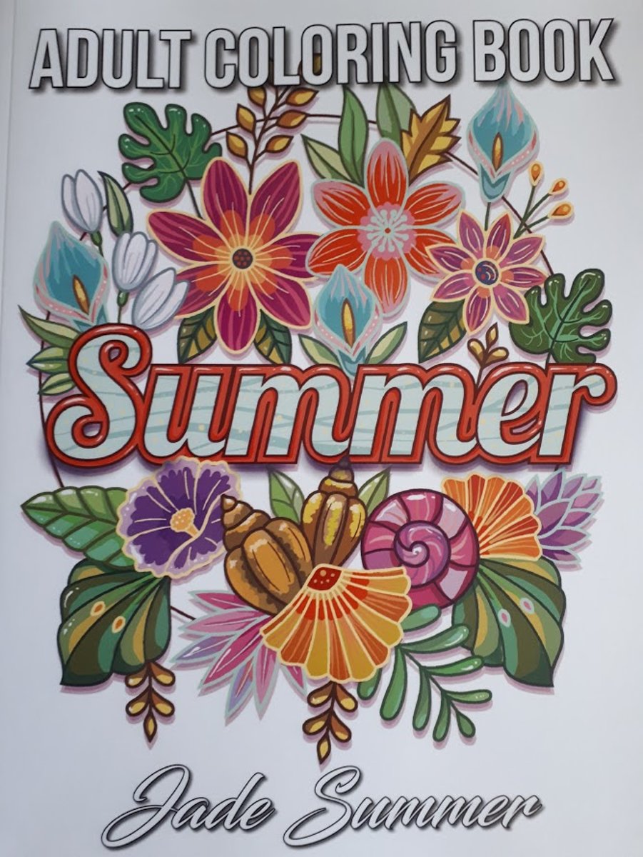 Summer Coloring Book - Jade Summer