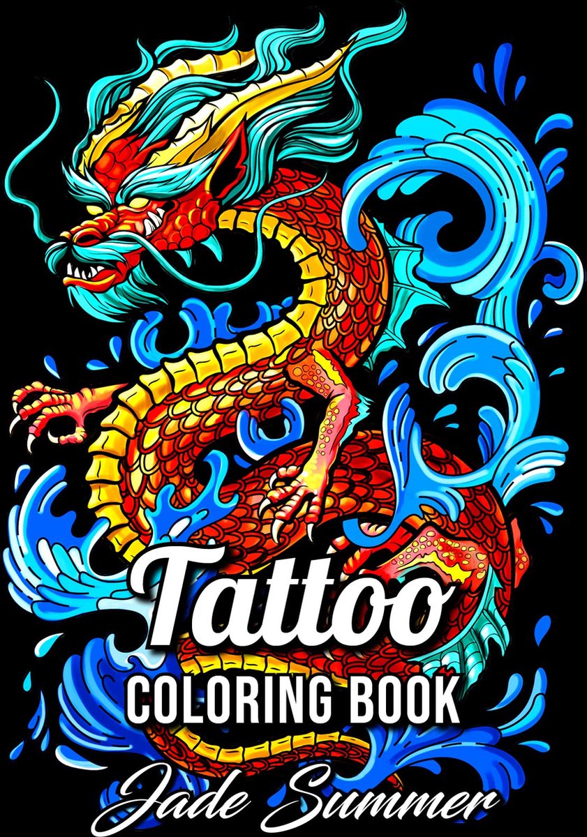 Tattoo Coloring Book - Jade Summer - Kleurboek voor volwassenen