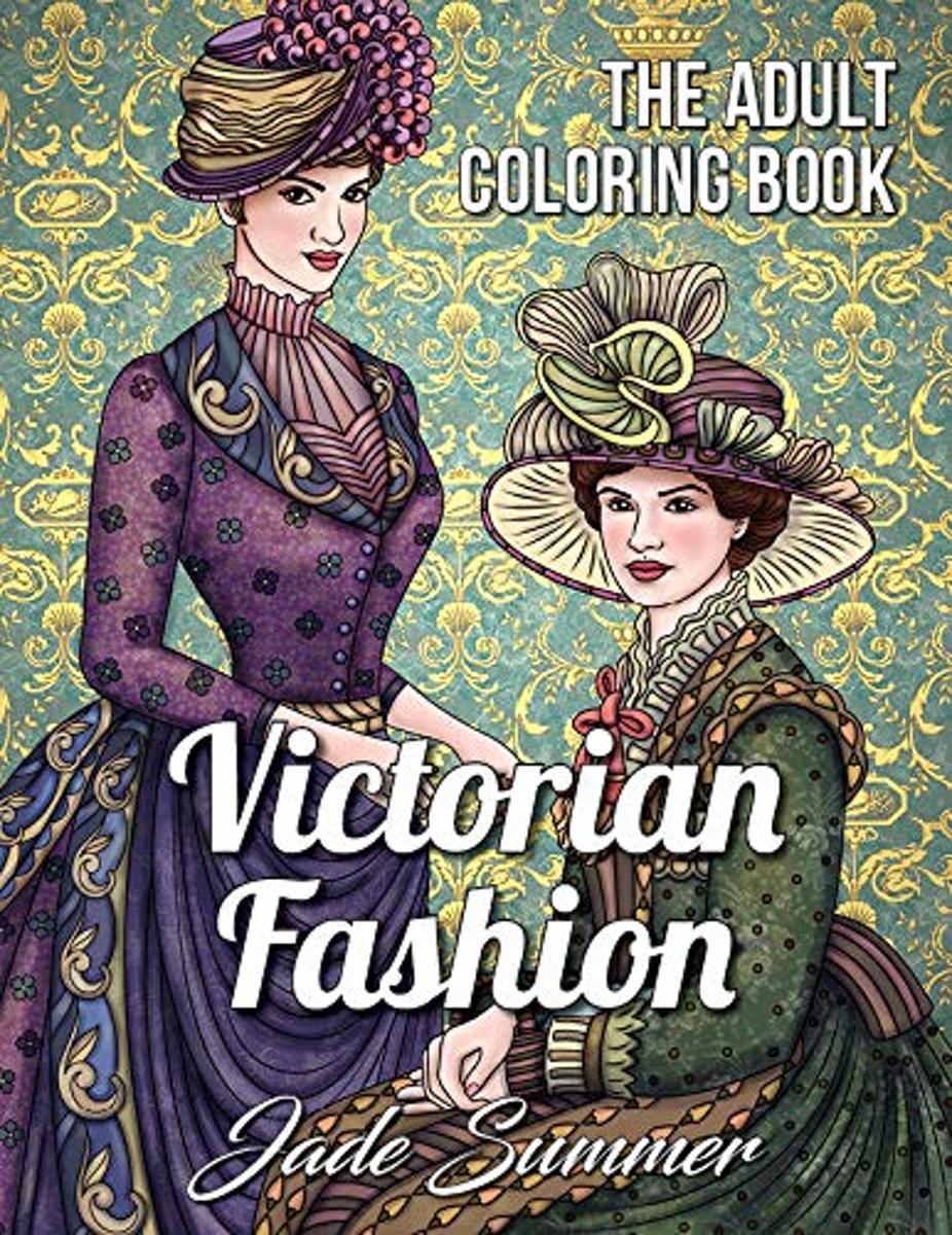 Victorian Fashion Coloring Book - Jade Summer