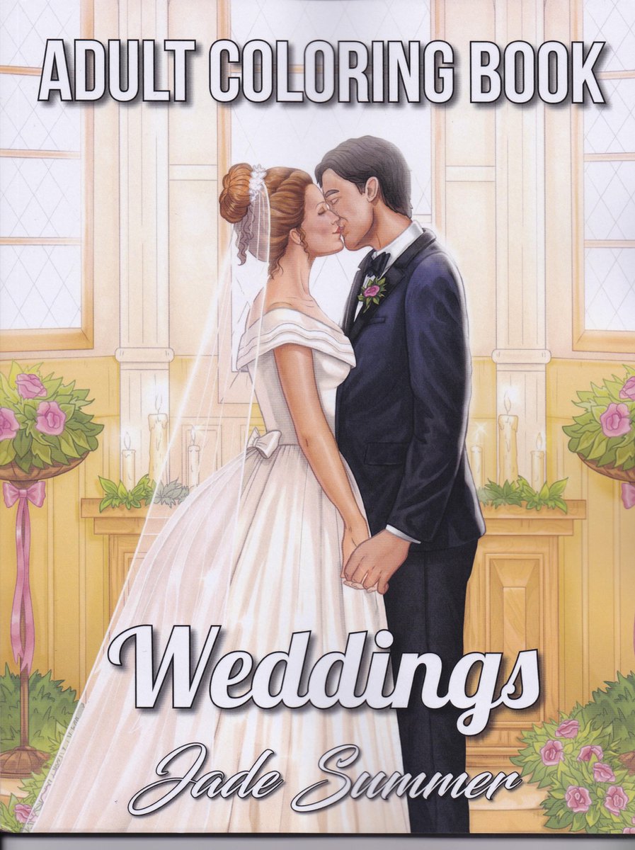 Weddings Coloring Book - Jade Summer