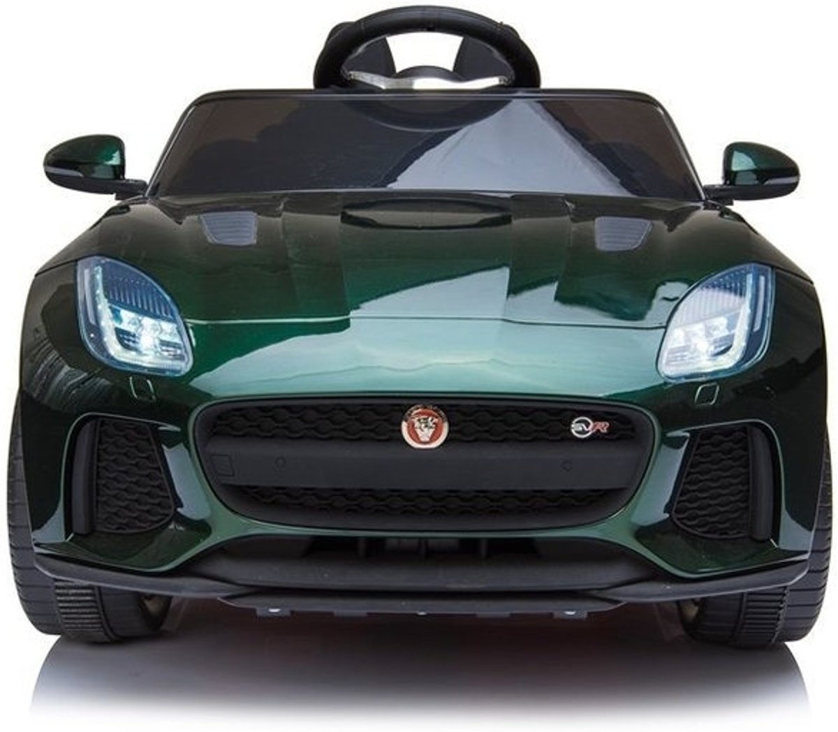 Elektrische Kinderauto Jaguar F-Type 12V met Afstandsbediening - Groen