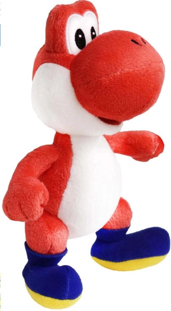 Super Mario - Standing Yoshi Pluche (Rood)