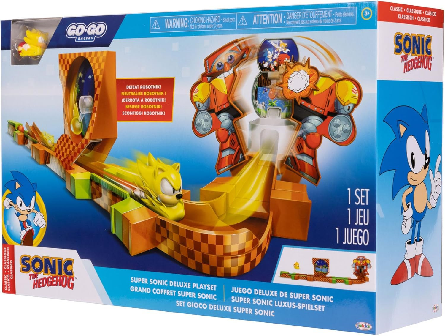 Sonic - Go Go Racers Super Sonic Deluxe Playset