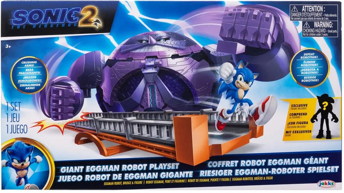 Sonic 2 the Movie Figure - Giant Eggman Robot Playset