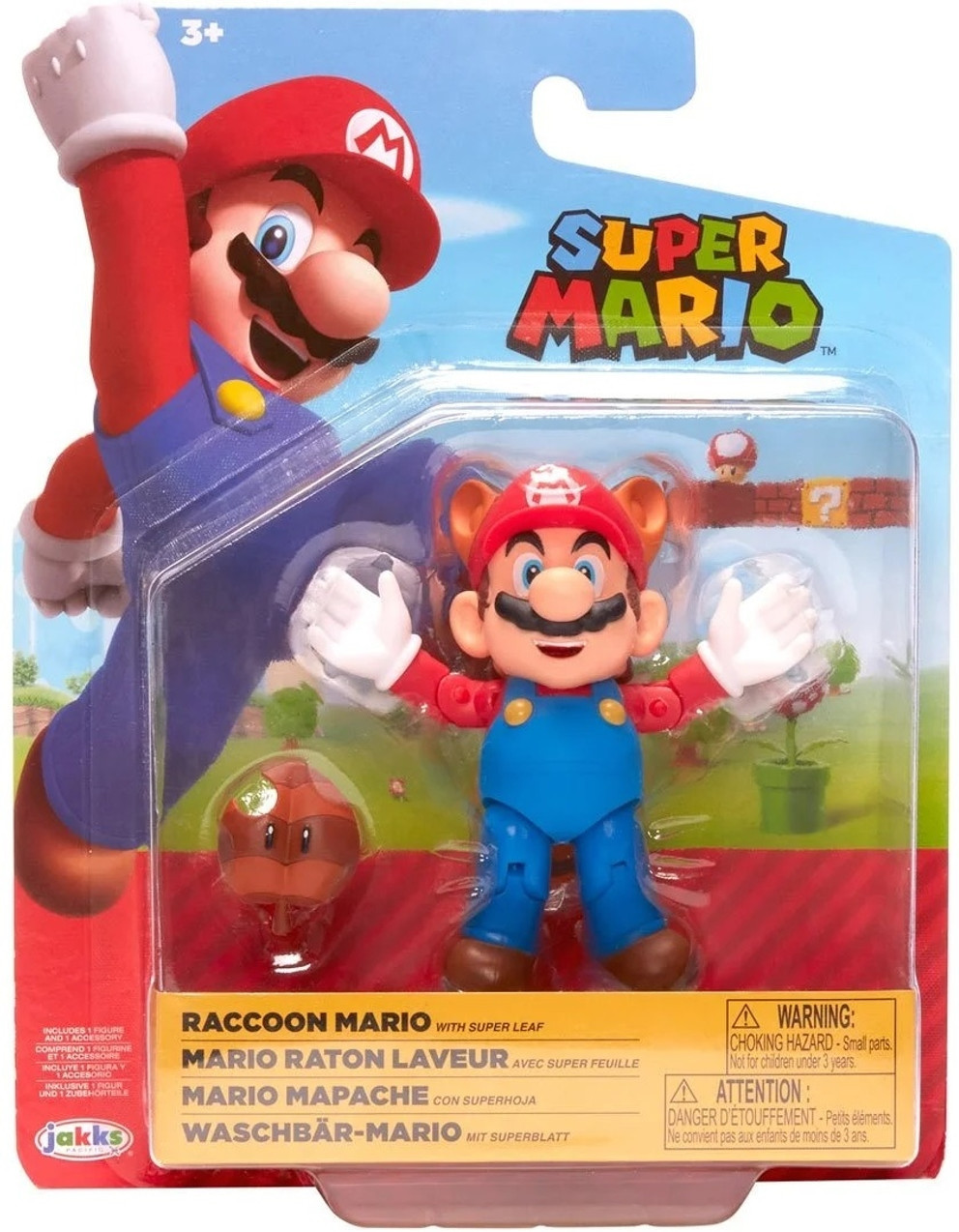 Super Mario Action Figure - Raccoon Mario