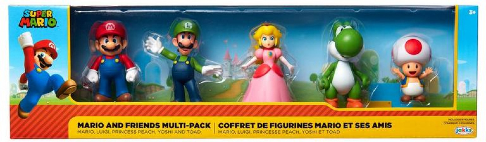 Super Mario Mini Action Figure - Mario and Friends Multi-Pack (5 figures)