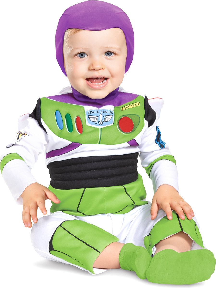 JAKKS PACIFIC - Buzz Lightyear vermomming - Toy Story deluxe baby - 72-81 (12-18 maanden)