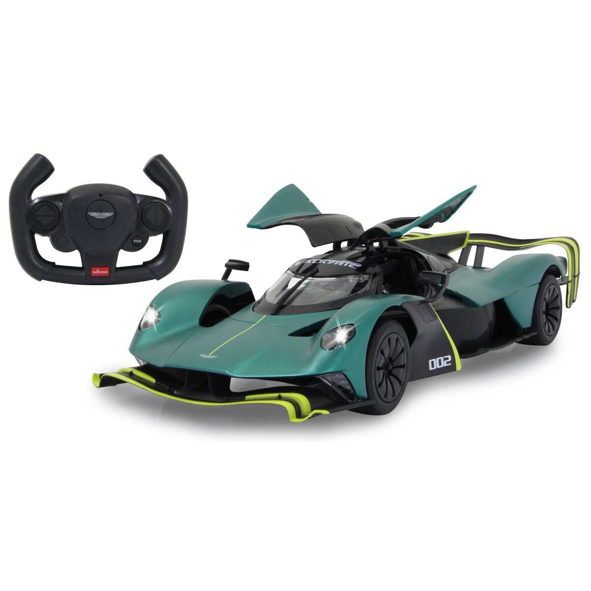 Jamara Aston Martin Valkyrie AMR Pro 1:14 dark green 2,4GHz manual door