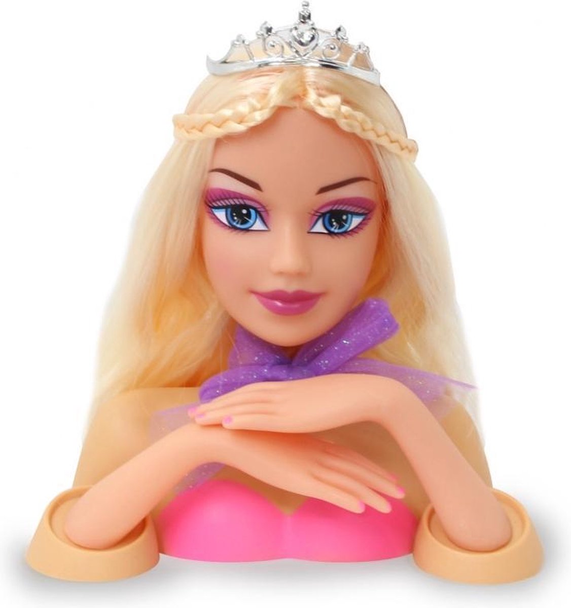 Jamara Kaphoofd Prinses Bella Meisjes 24,5 Cm Roze 8-delig