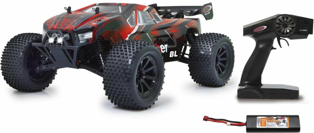 Jamara Monstertruck Brecter Truggy Bl Led 1:10 Lipo Zwart