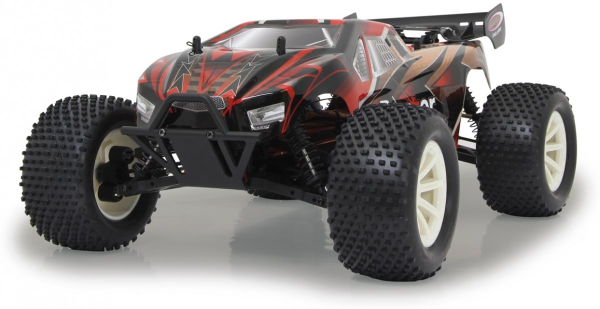   Rc Brecter Truggy Jongens Lipo 1:10 2,4g Rood/zwart