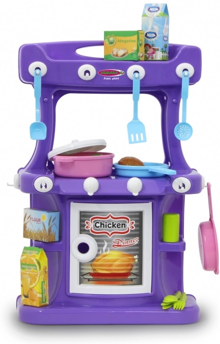 Jamara Speelkeuken Little Cook 57 Cm Paars 42-delig