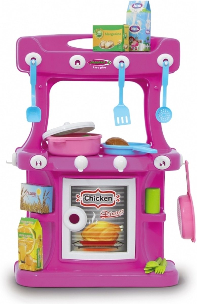 Jamara Speelkeuken Little Cook 57 Cm Roze 42-delig