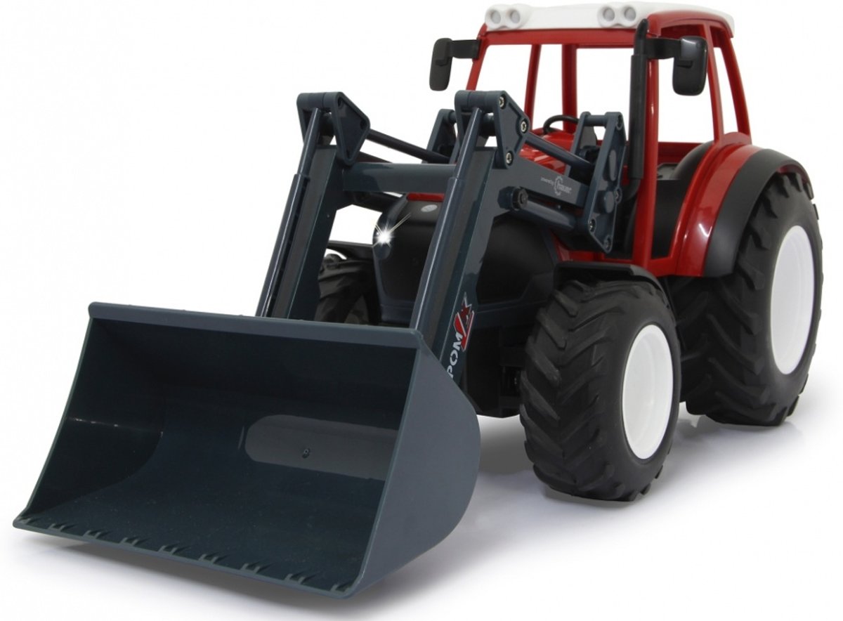 Jamara Tractor Lindner Geotract Frontlader 1:16 2,4 Ghz Rood