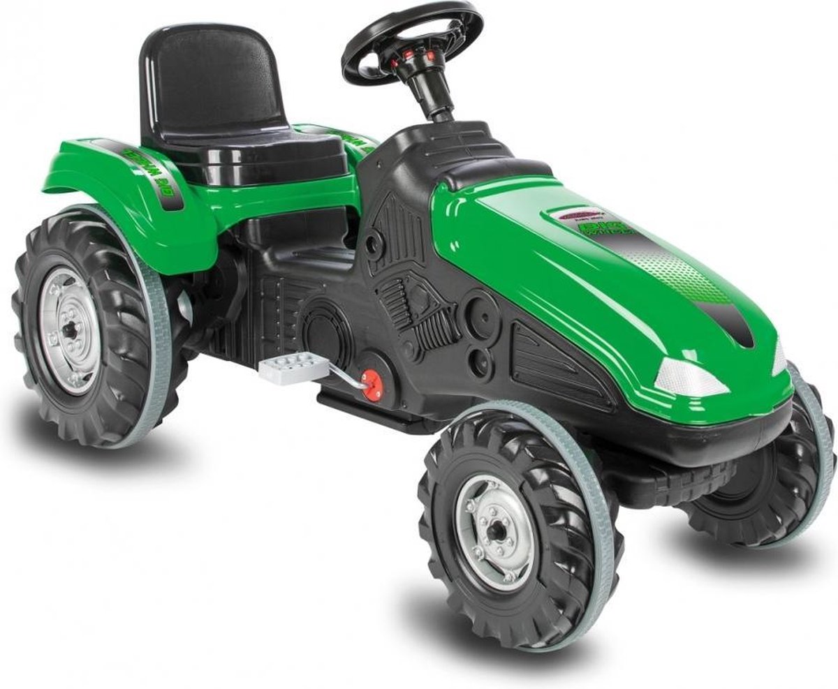 Jamara Traptractor Big Wheel Junior 114 X 53,5 Cm Groen/zwart