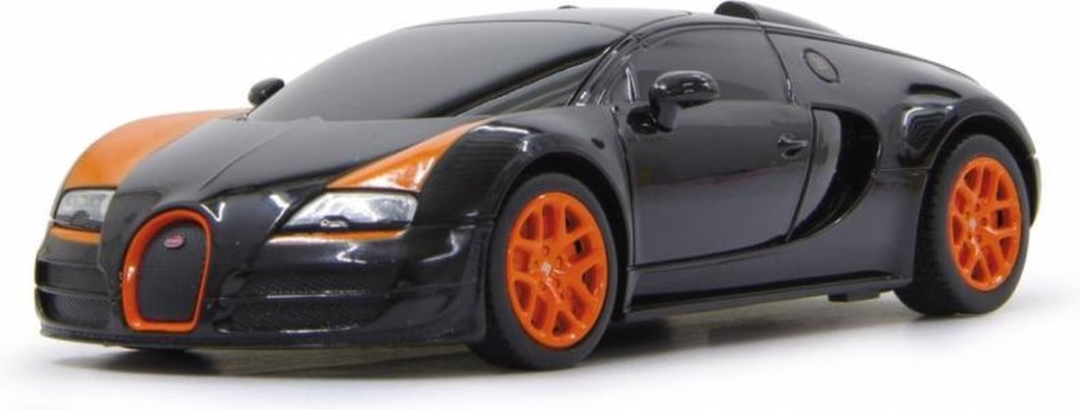 RC Bugatti Grand Sport Vitesse schaal 27 MHz 1:24 zwart