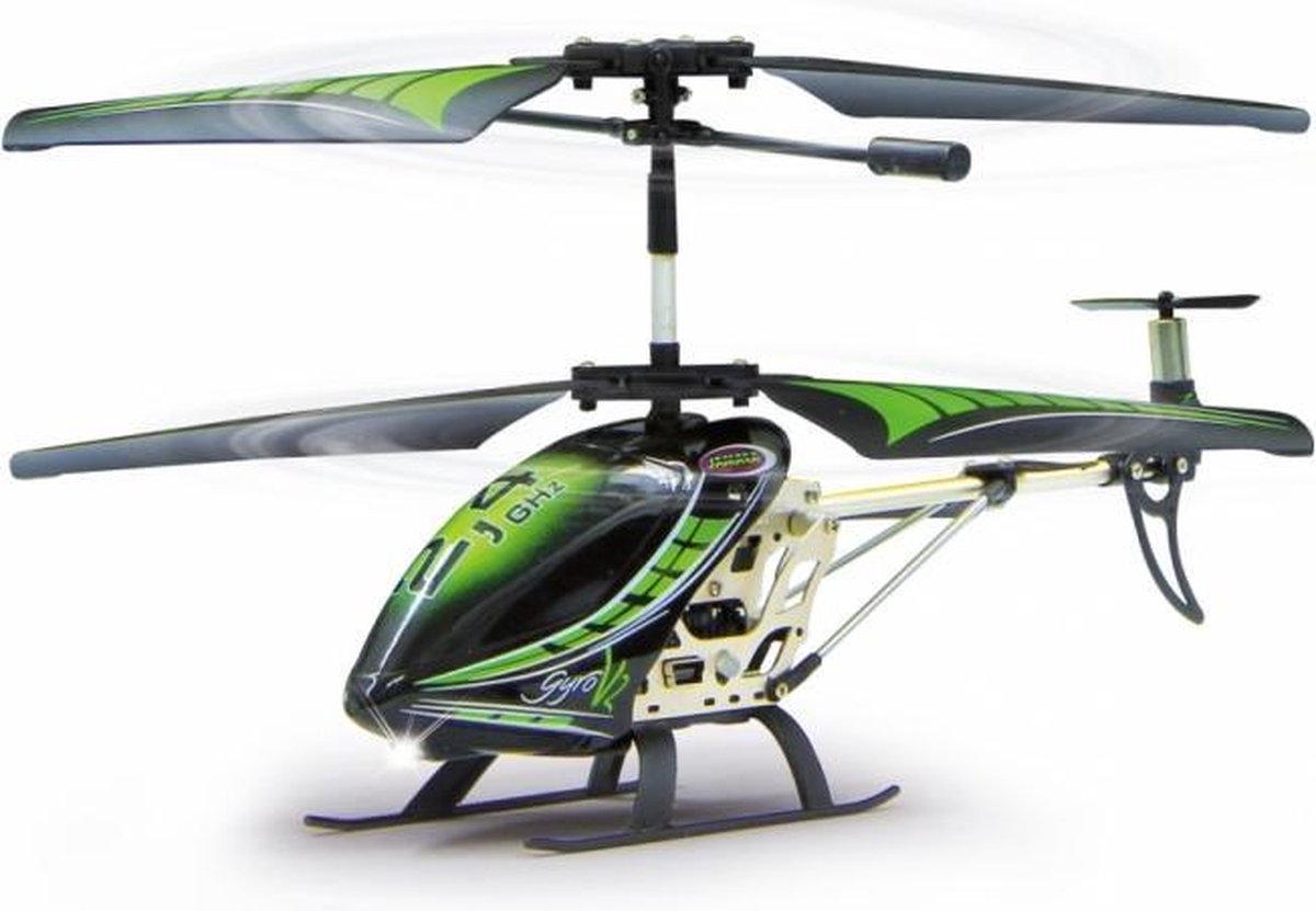 RC Gyro V2 helikopter jongens 2,4GHz 23 cm groen