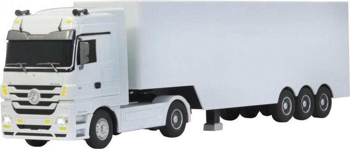 RC Mercedes-Benz vrachtwagen jongens 27 MHz 1:32 wit