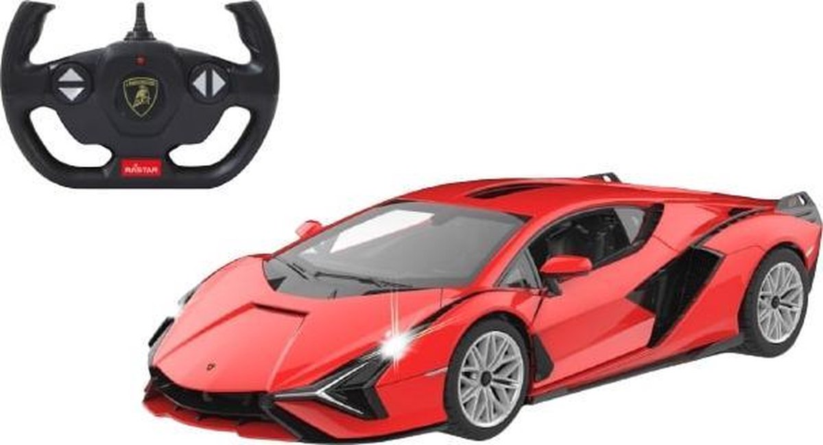 RC auto Lamborghini Si√°n 35,5 cm 1:14 rood 2-delig