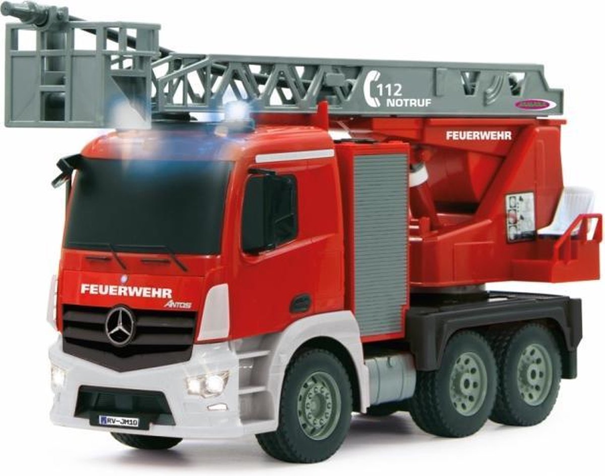 brandweerwagen RC Mercedes-Benz Arocs 2,4 Ghz rood 1:20