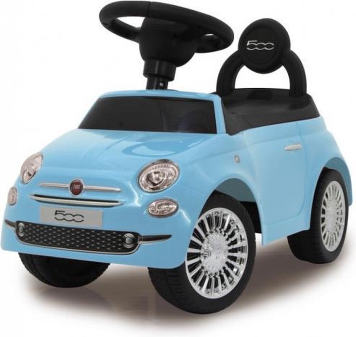 loopauto Fiat500 60 x 27,5 x 38 cm blauw