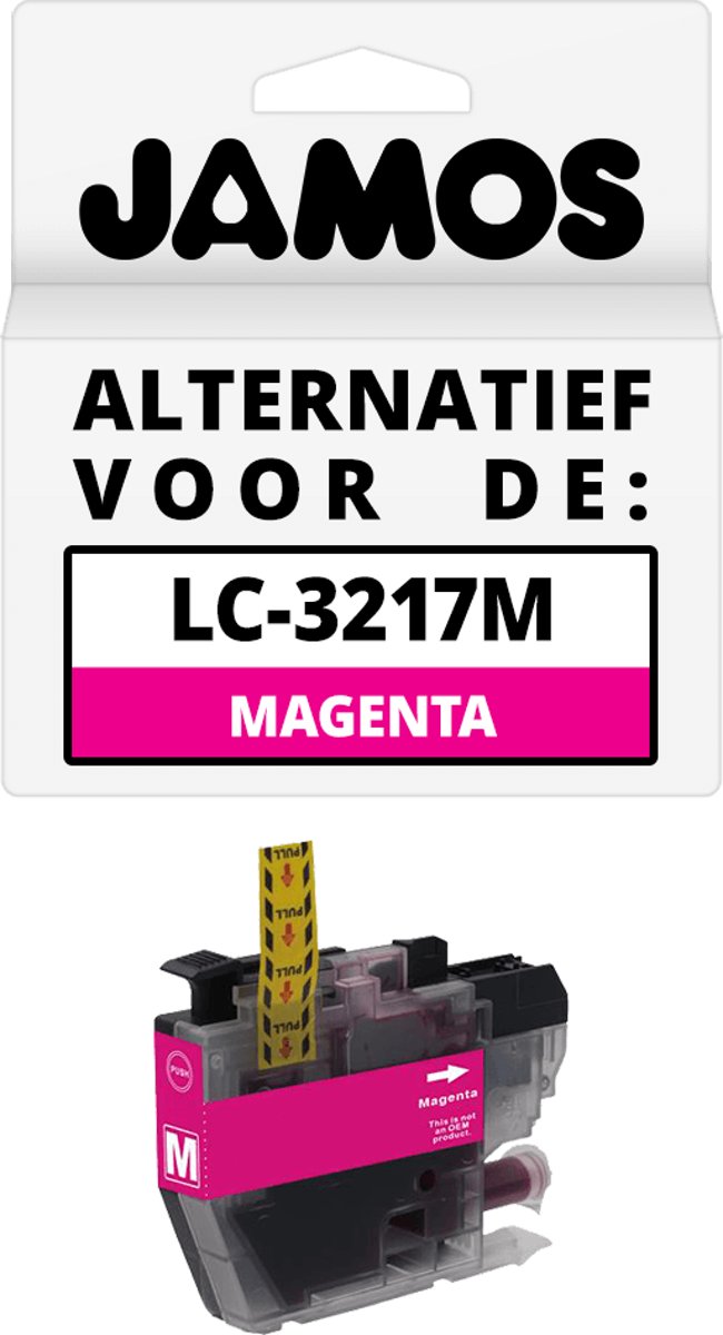 JAMOS - Inktcartrdige / Alternatief voor de Brother LC-3217M Magenta