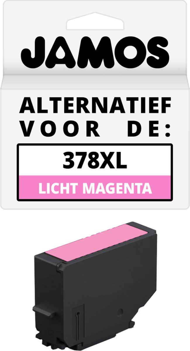 JAMOS - Inktcartridge / Alternatief voor de Epson 378XL Licht Magenta