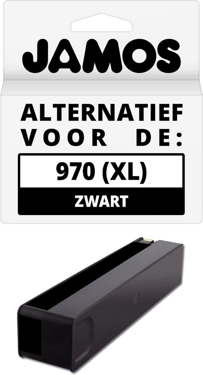 JAMOS - Inktcartridge / Alternatief voor de HP 970 (XL) Zwart