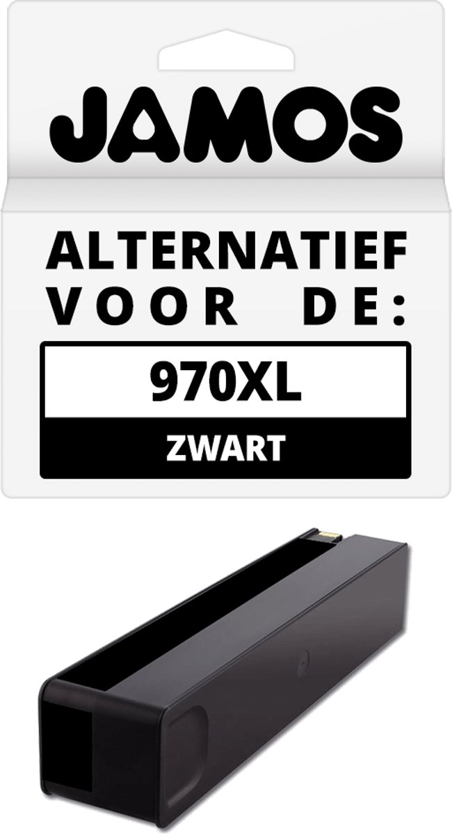 JAMOS - Inktcartridge / Alternatief voor de HP 970XL Zwart