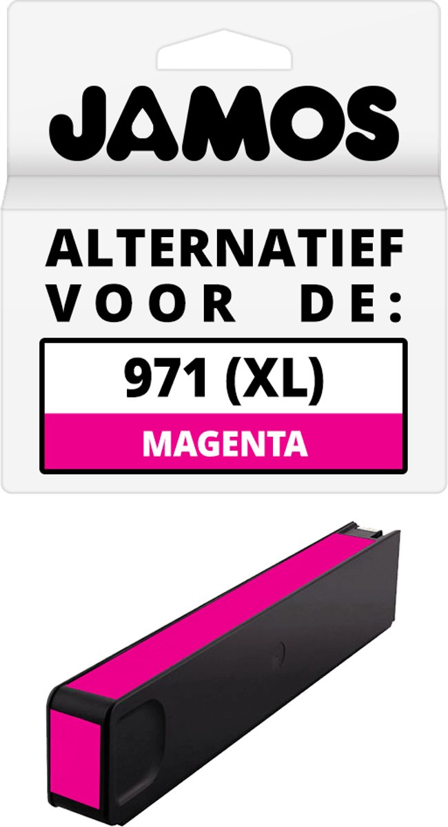 JAMOS - Inktcartridge / Alternatief voor de HP 971 (XL) Magenta