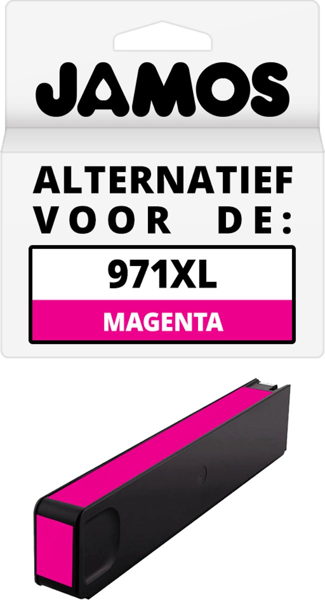 JAMOS - Inktcartridge / Alternatief voor de HP 971XL Magenta