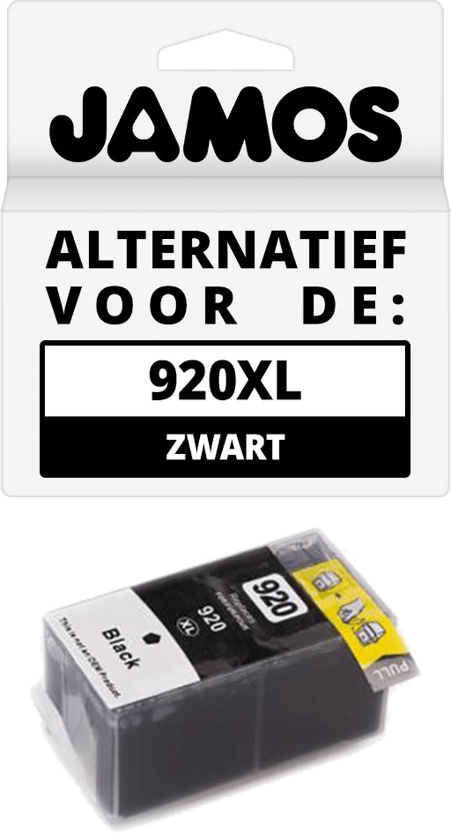 JAMOS - Inktcartridges / Alternatief voor de HP 920XL Zwart