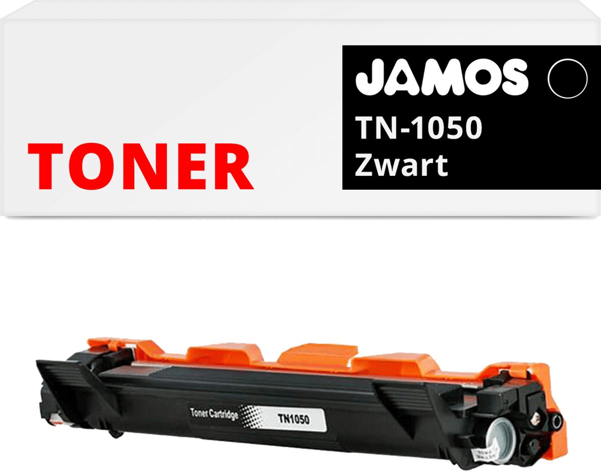 JAMOS - Tonercartridge / Alternatief voor de Brother TN-1050 Zwart