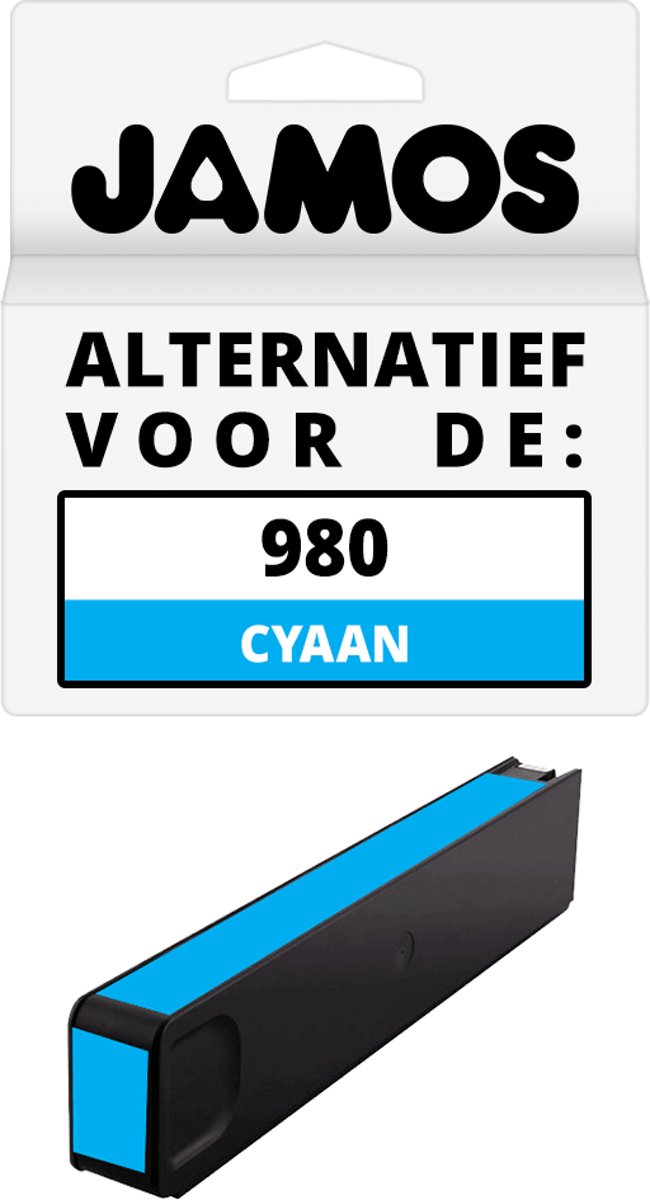 JAMOS – Inktcartridge / Alternatief voor de HP 980 Cyaan