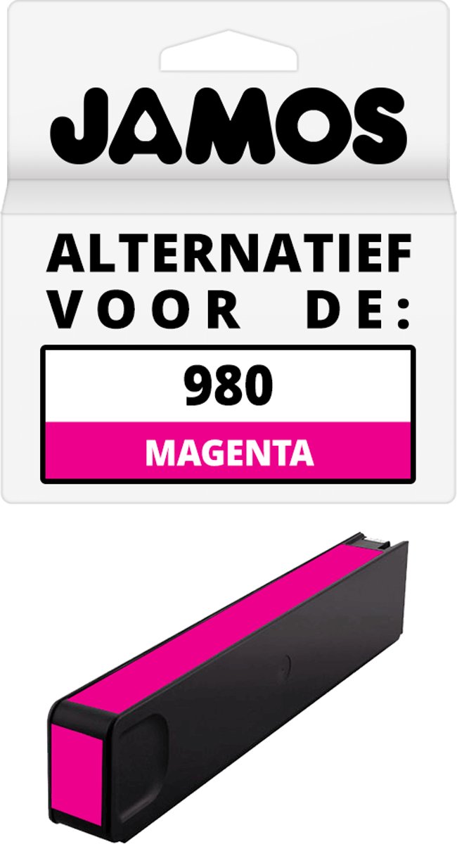 JAMOS – Inktcartridge / Alternatief voor de HP 980 Magenta