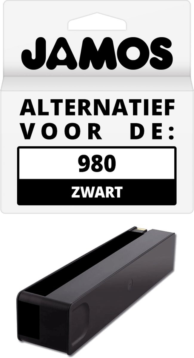 JAMOS – Inktcartridge / Alternatief voor de HP 980 Zwart