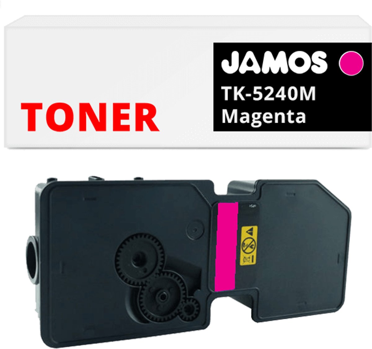 JAMOS – Inktcartridge / Alternatief voor de Kyocera TK-5240 Cyaan